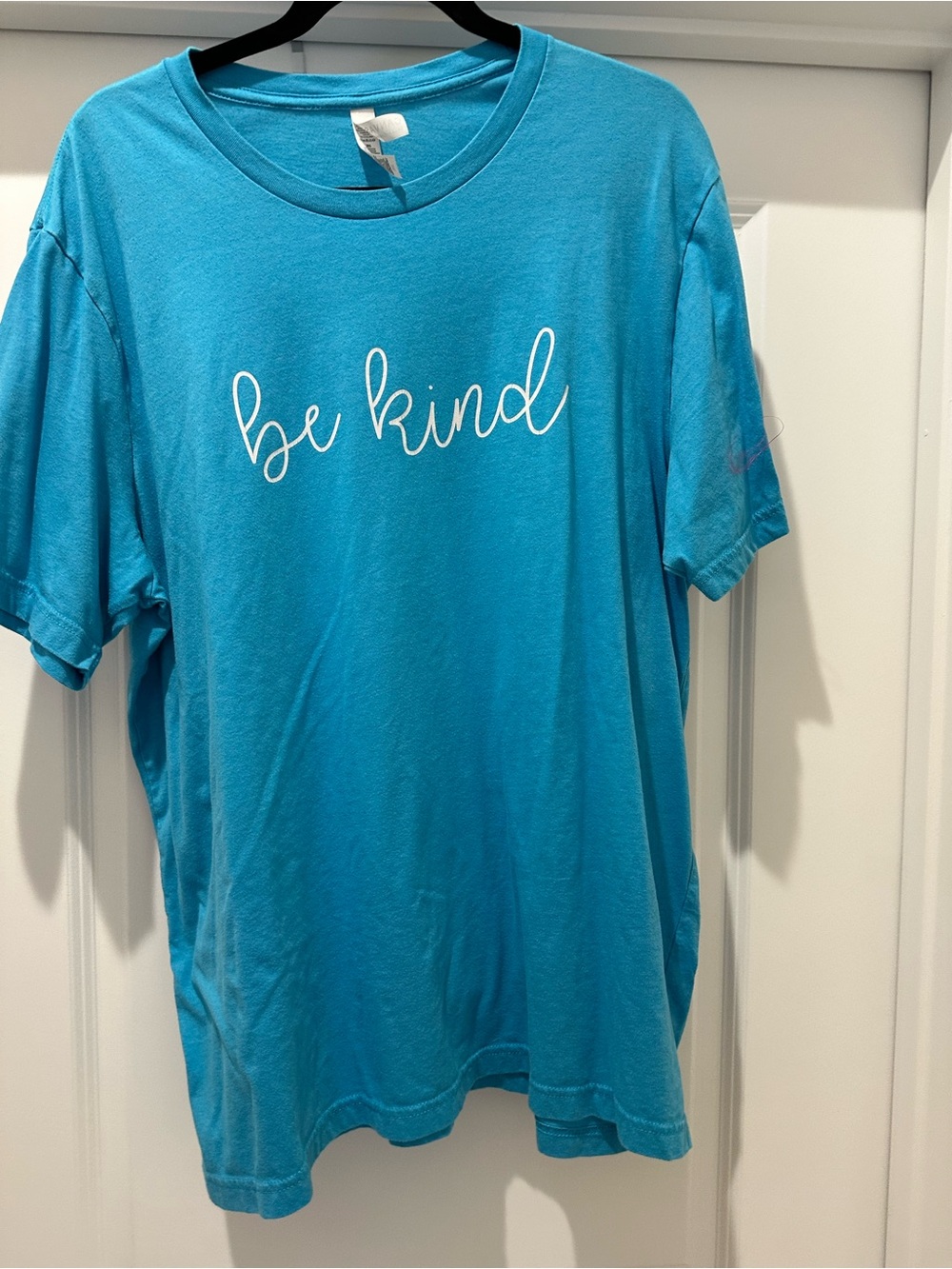 Bella Canvas Teal "Be Kind" Short-Sleeve Tee